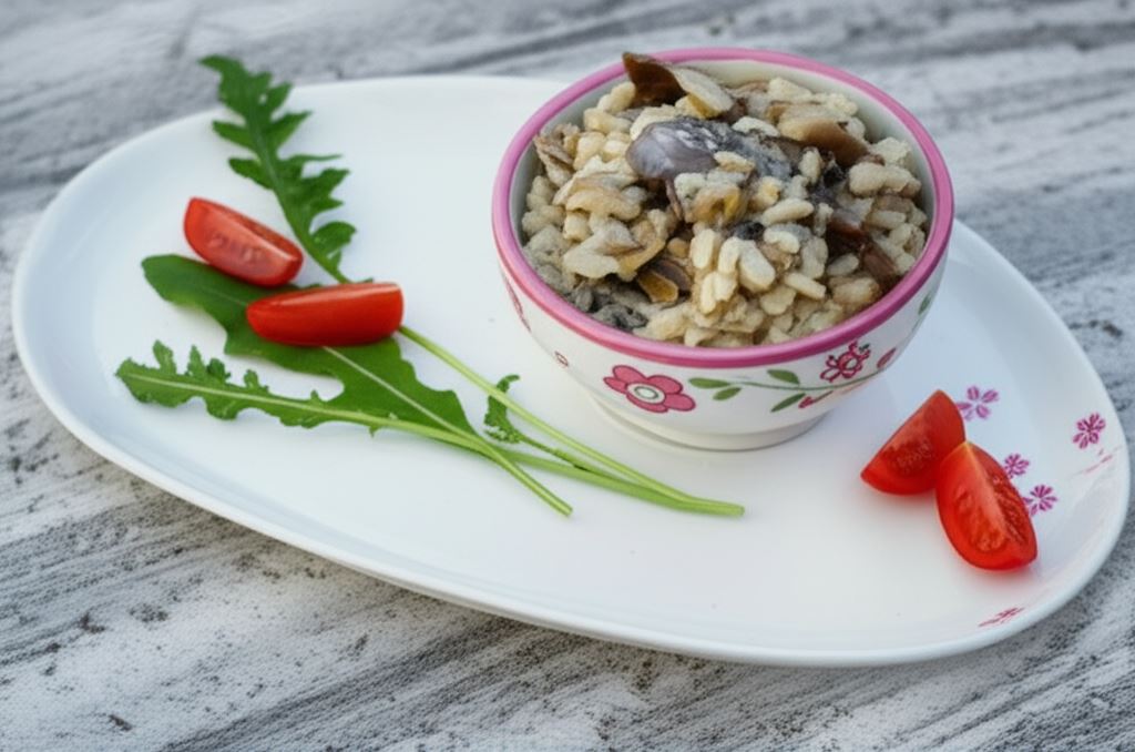 Sałatka z pieczarkami