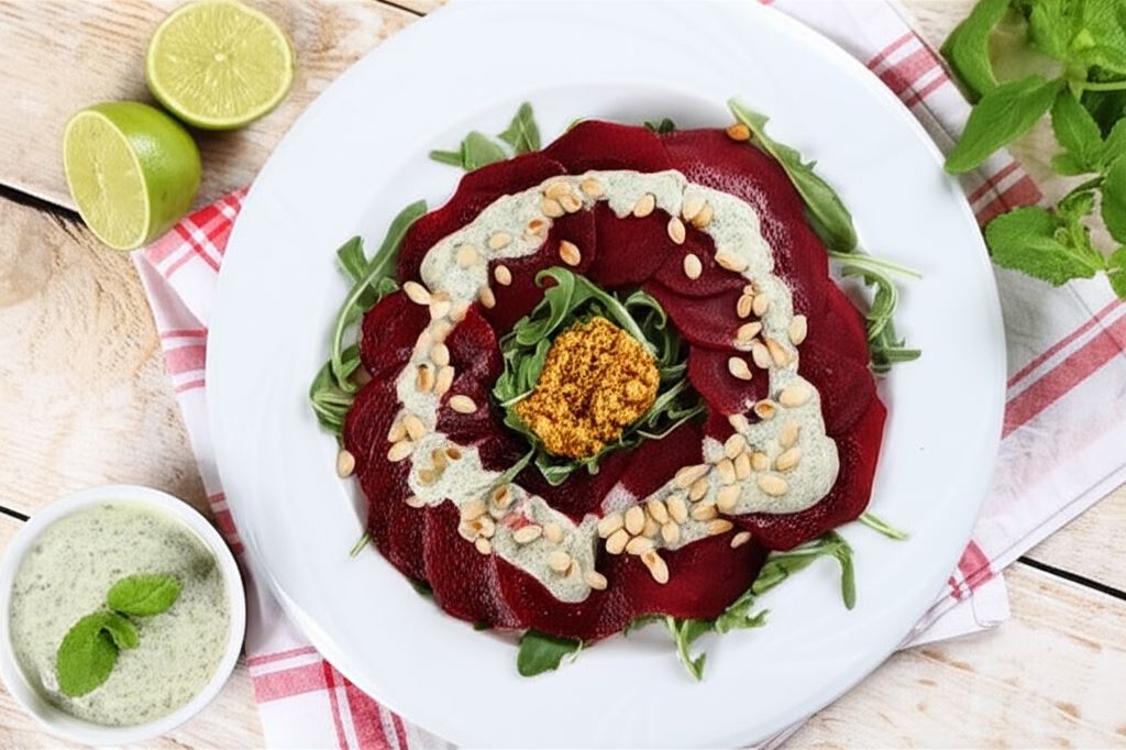 Sałatka z pieczonych buraków
