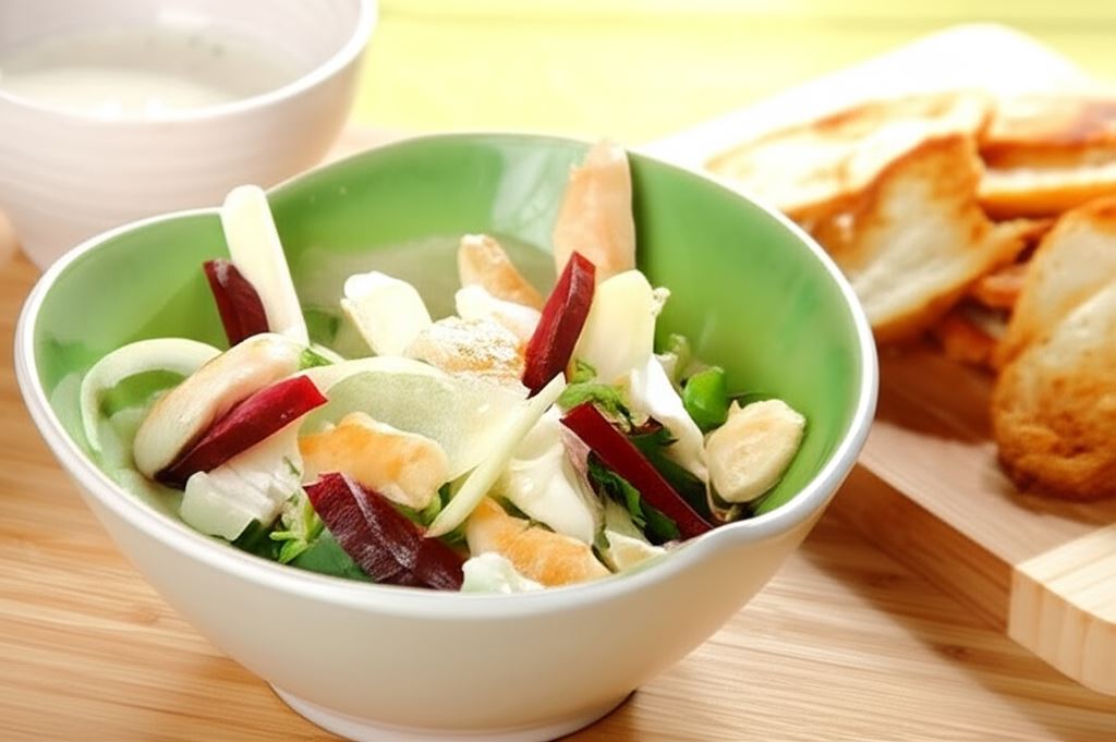 Sałatka z pieczonym burakiem i serem feta