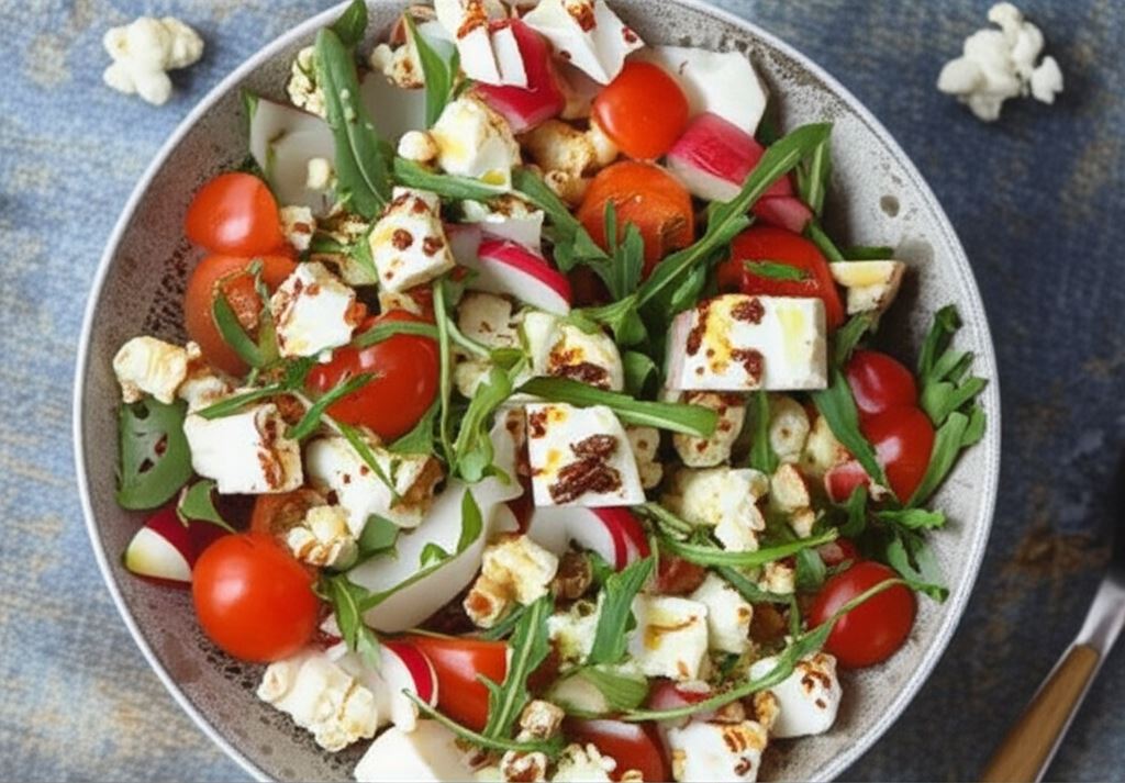 Sałatka z popcornem