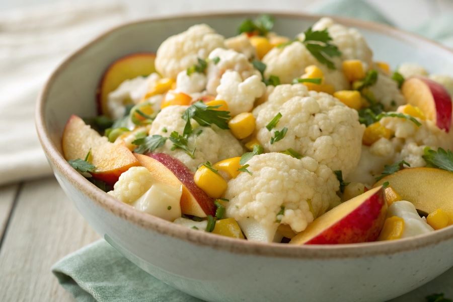 Sałatka z surowego kalafiora