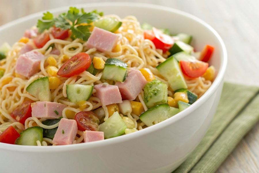 Sałatka z zupek chińskich