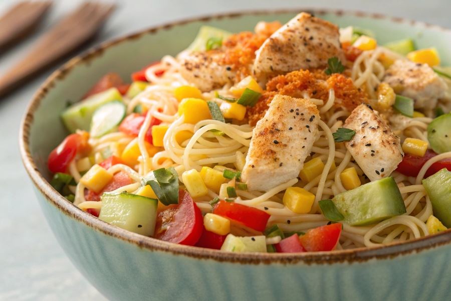 Sałatka z Zupek Chinskich Vivon