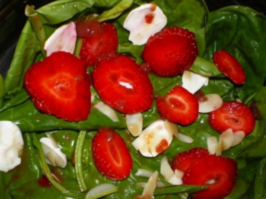 Sałatka ze szpinakiem