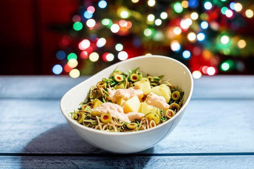 Sałatka ziemniaczana w łososiowym musie