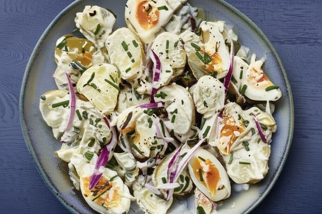 Sałatka ziemniaczana z jajkiem