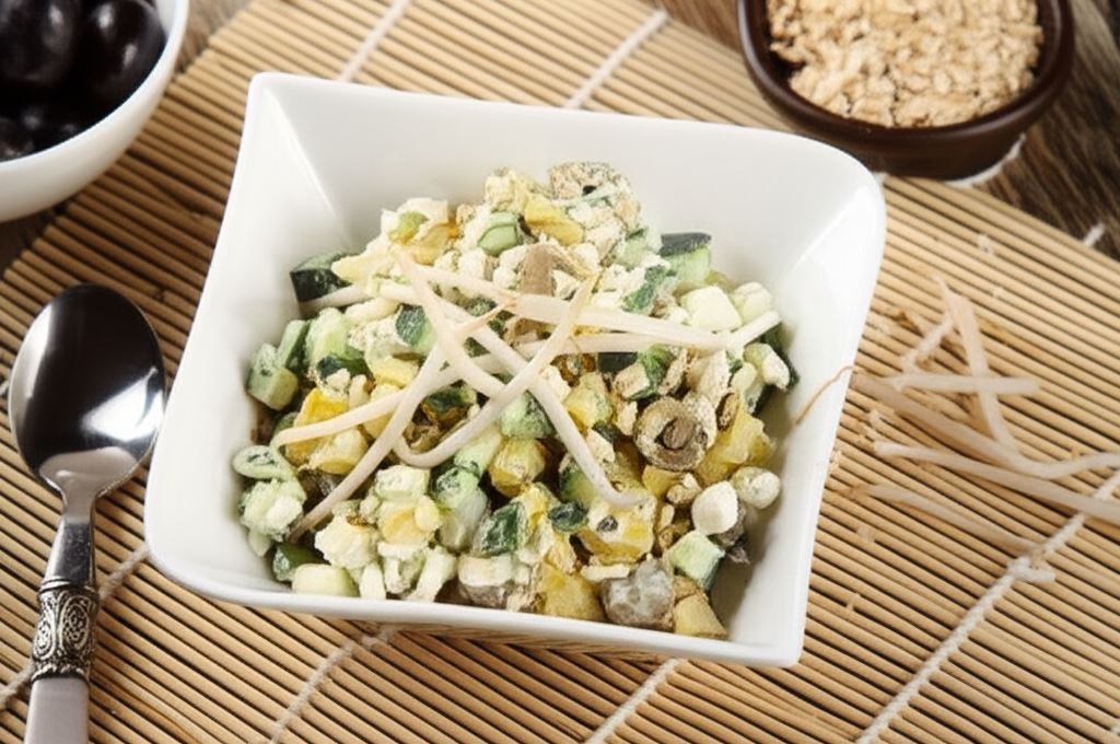 Serek wiejski z warzywami