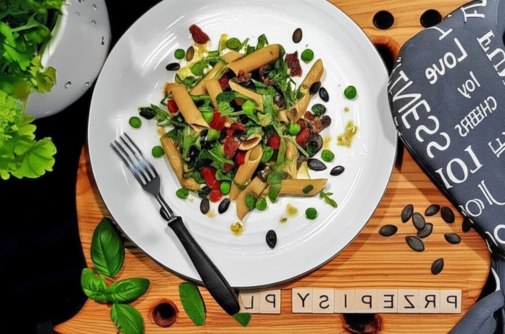 Smaczna sałatka z bazylią