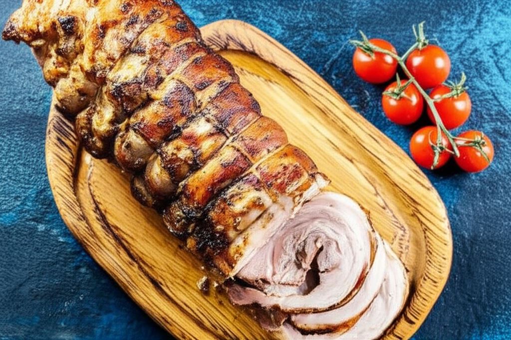 Soczysty rolowany boczek