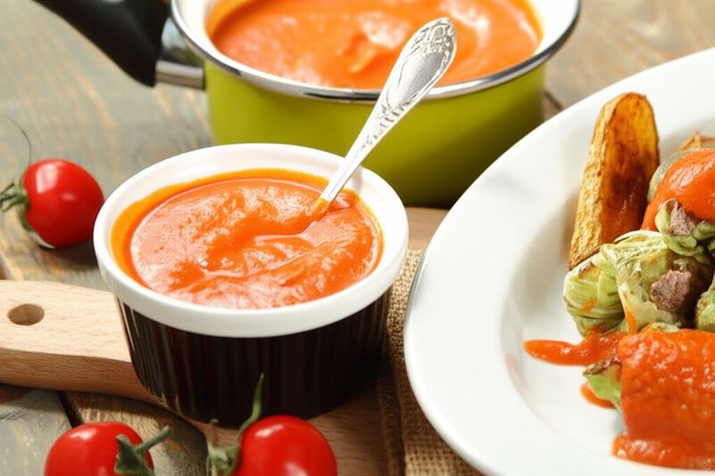 Sos pomidorowy w stylu bliskowschodnim