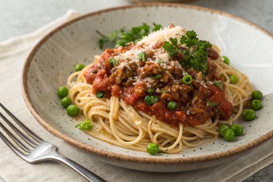 Spaghetti po napoleońsku