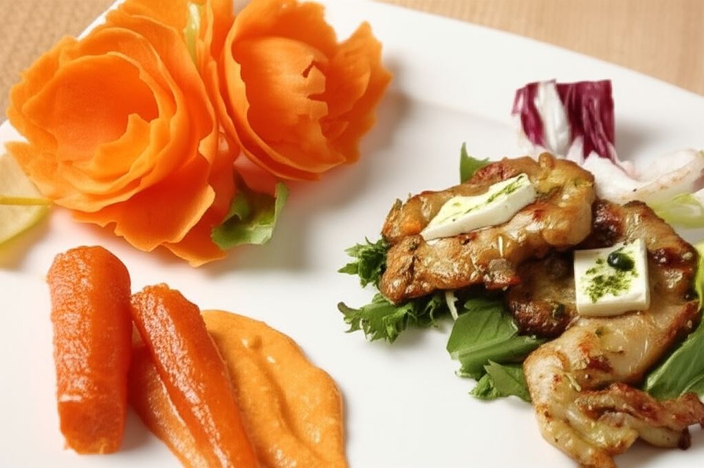 Steki z udek kurczaka z sosem z fety i papryki