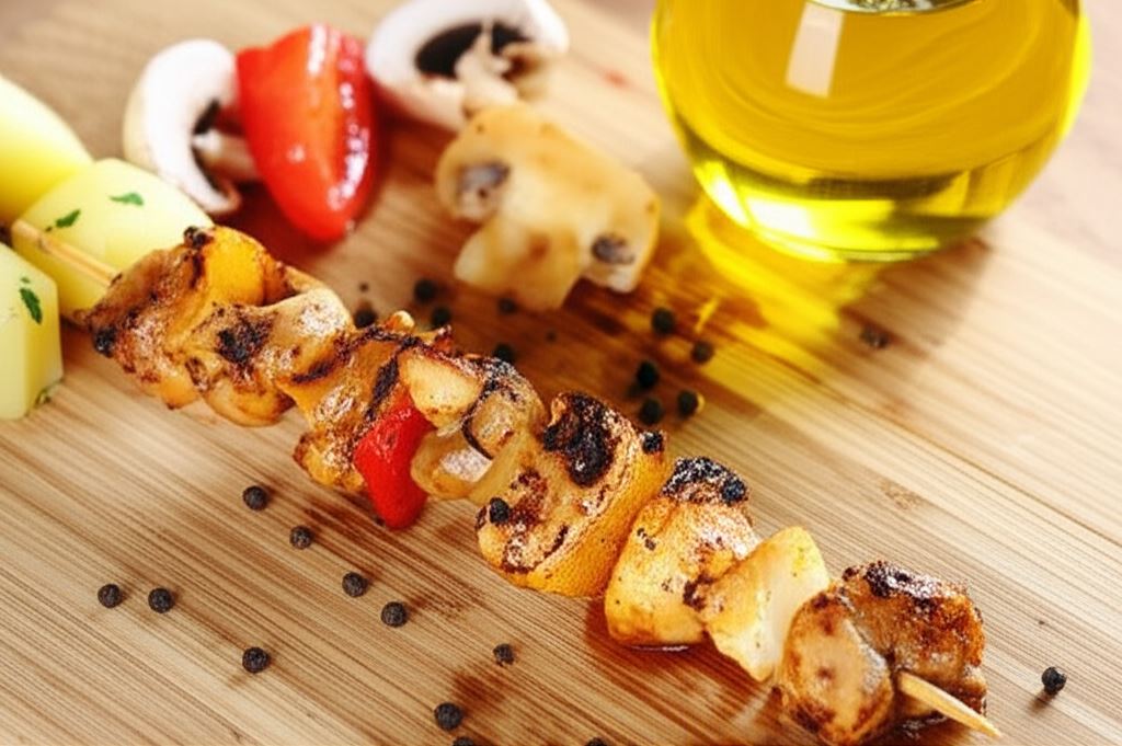 Szaszłyki z kurczaka na grilla