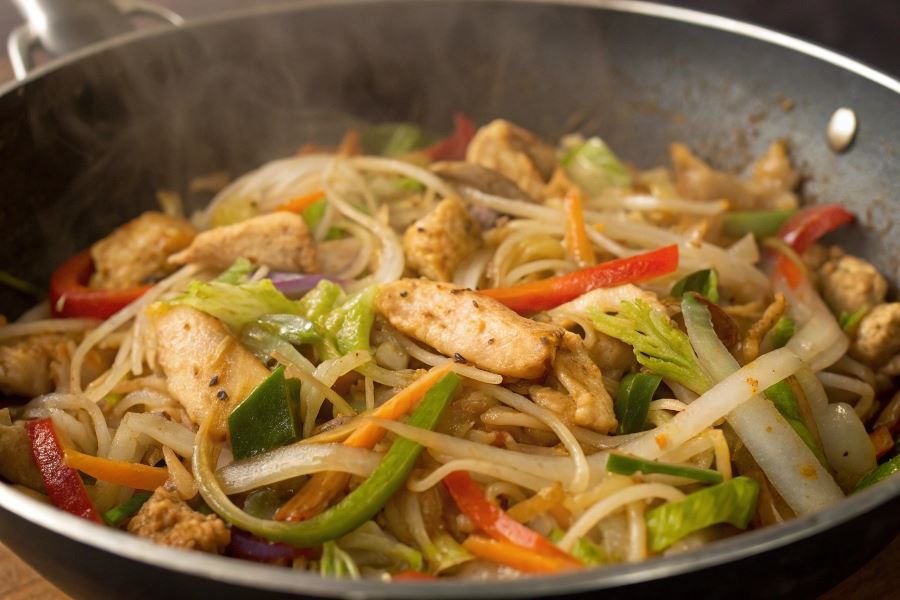 Szybka potrawa chińska