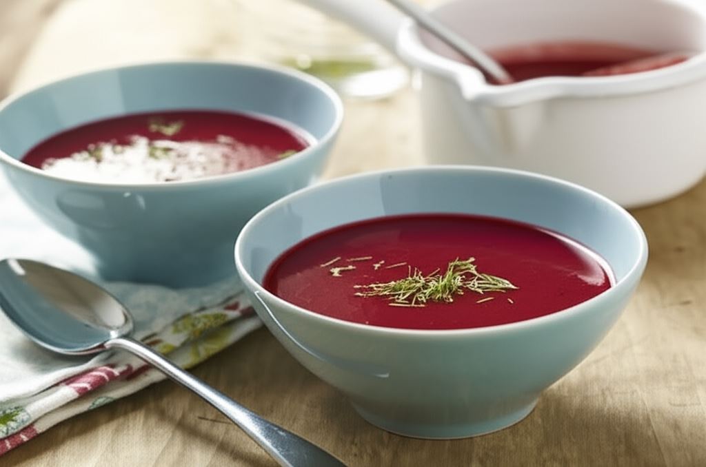 Szybki chłodnik z buraczków