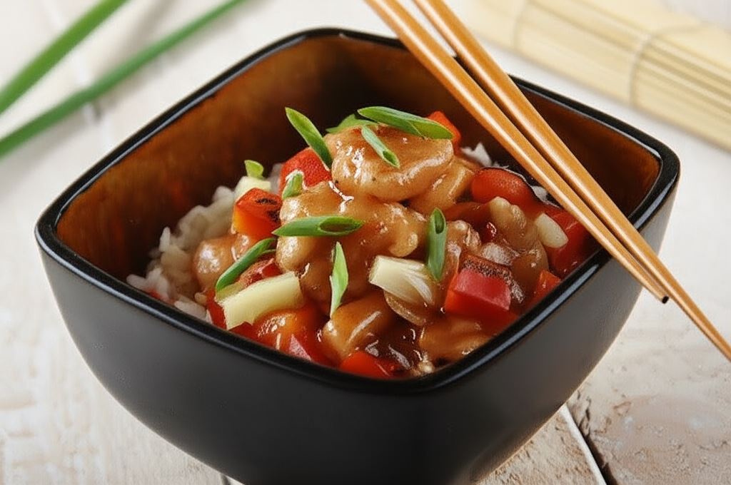 Szybki kurczak w sosie słodko-kwaśnym