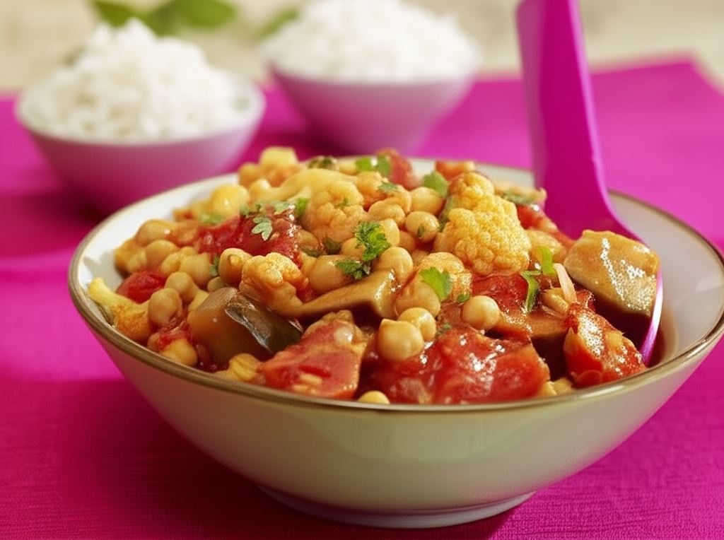 Szybkie curry warzywne