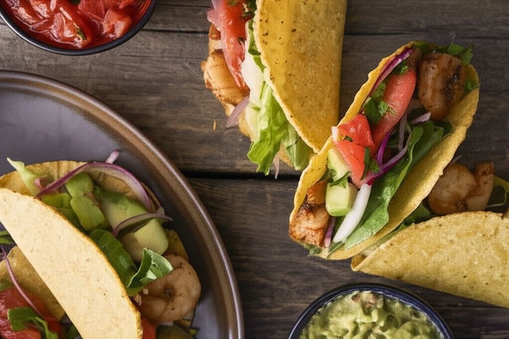 Tacos z krewetkami