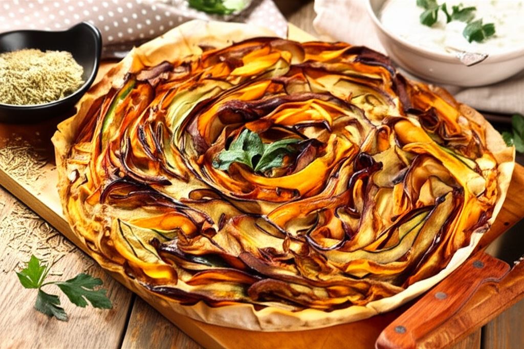 Tarta z warzywami