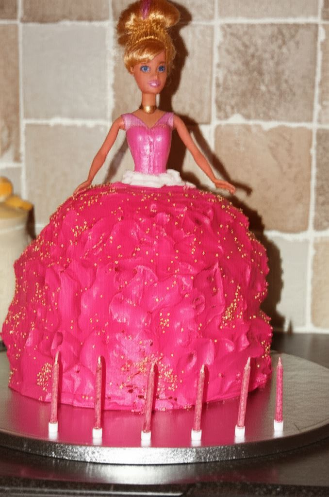 Tort lalka Barbie