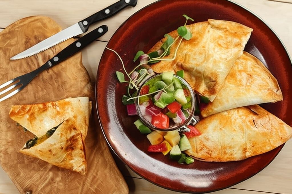 Tortilla ze szpinakiem