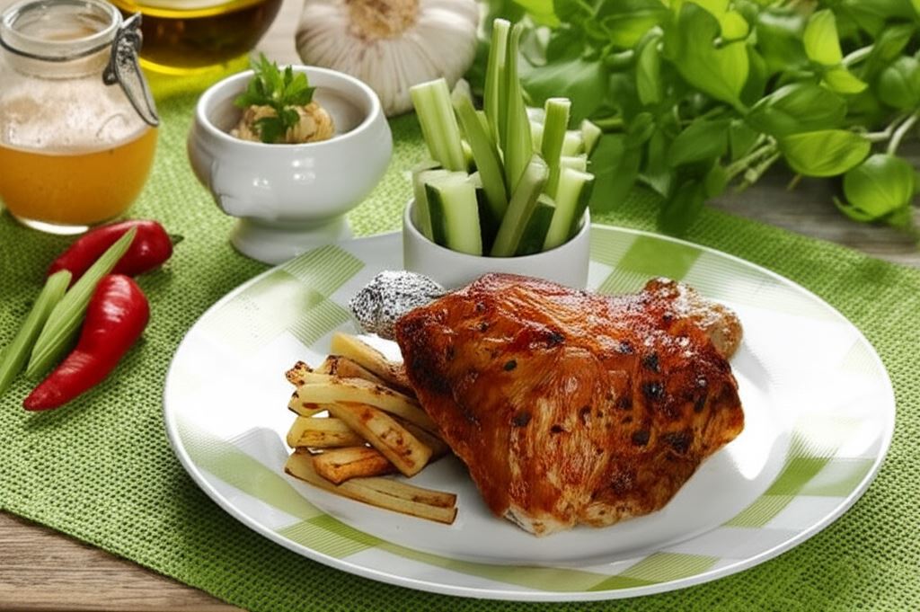 Udka kurczaka miodowo-musztardowe