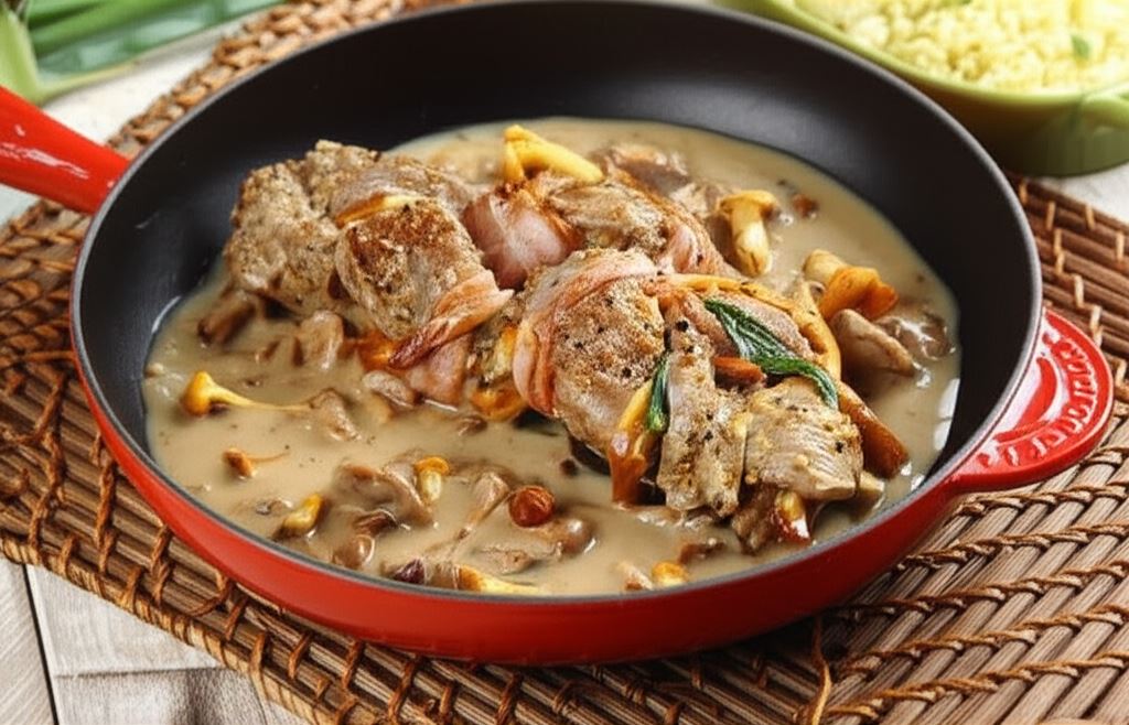 Warkocz z polędwiczek