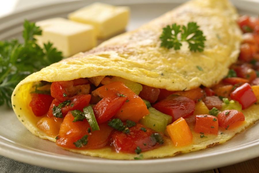 Warzywny omlet