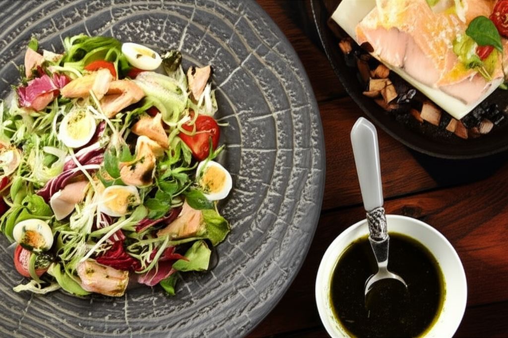 Wiosenna sałatka z jajkiem