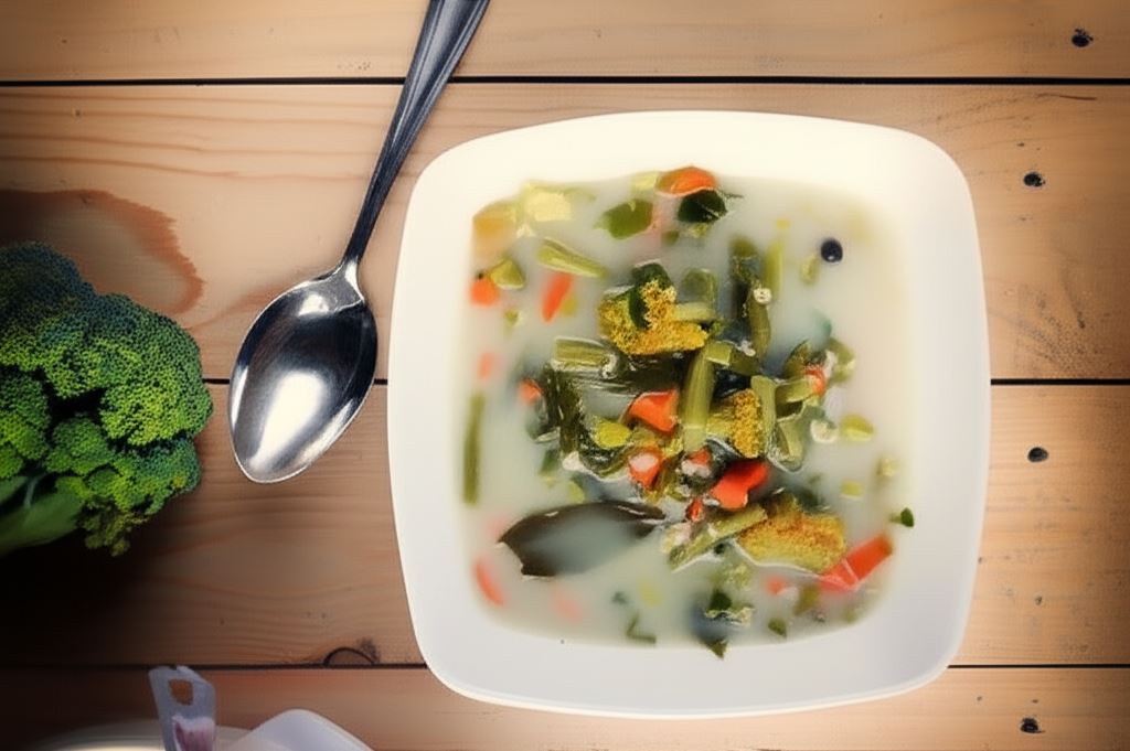 Wiosenna zupa jarzynowa z kaszą jęczmienną