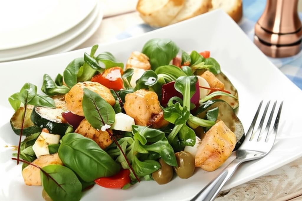 Włoska sałatka z cukinią