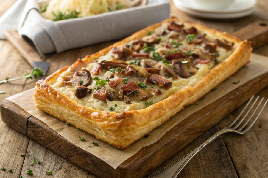 Zapiekanka à la Carbonara