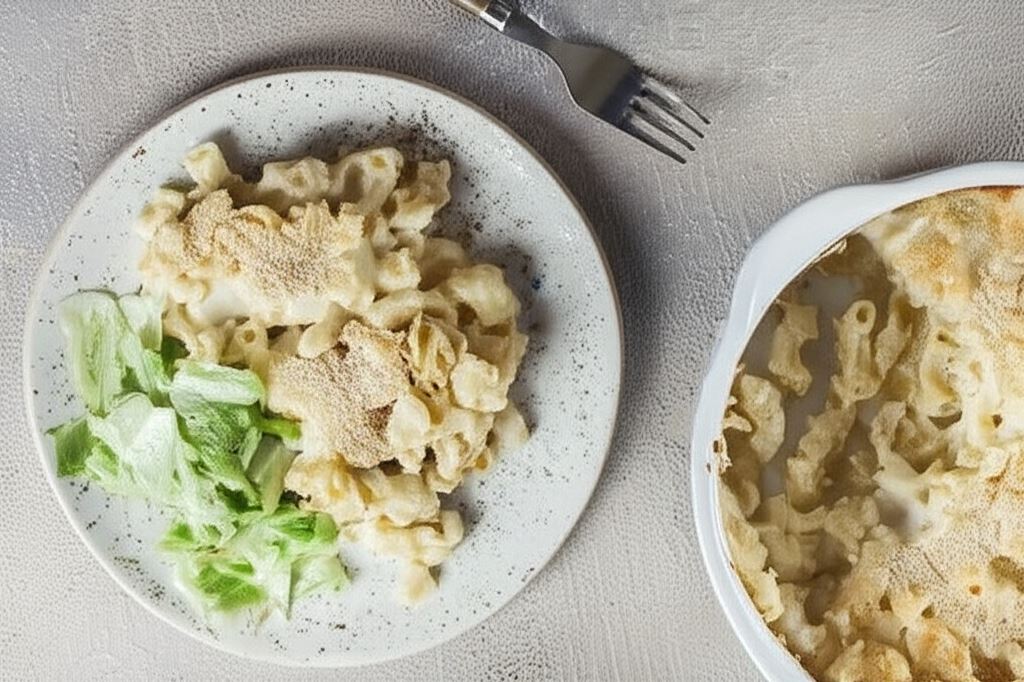 Zapiekanka makaronowa z serem