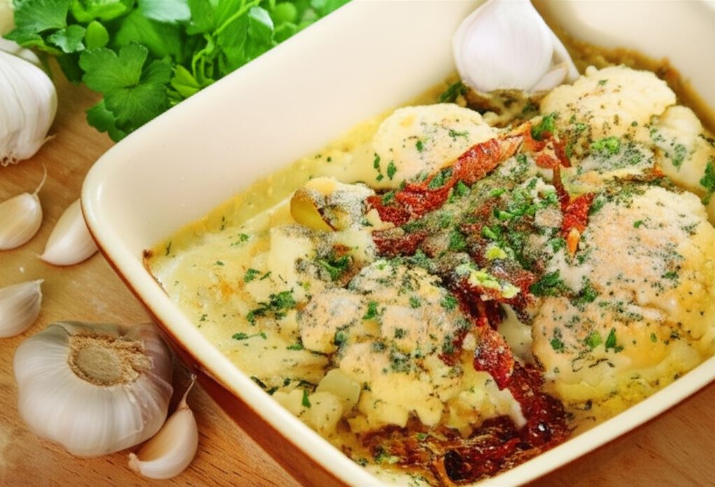 Zapiekanka warzywna z oliwkami