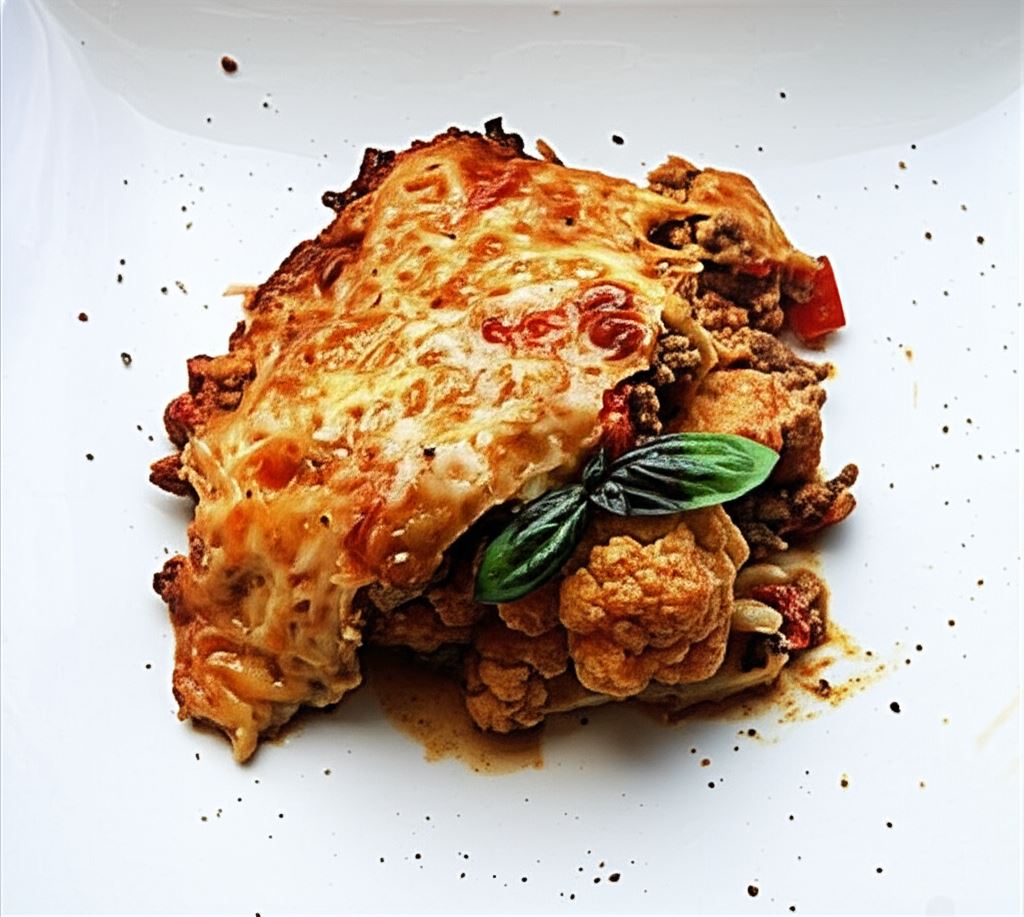 Zapiekanka z kalafiorem o smaku gyros