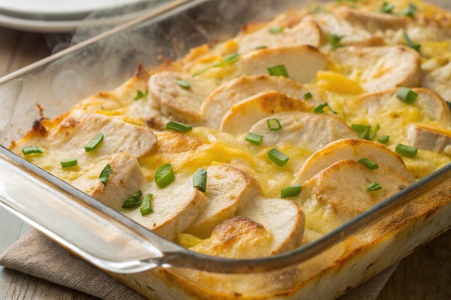 Zapiekanka z kurczakiem