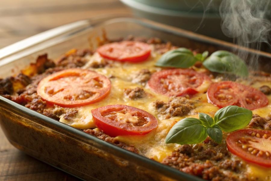 Zapiekanka z mięsem mielonym