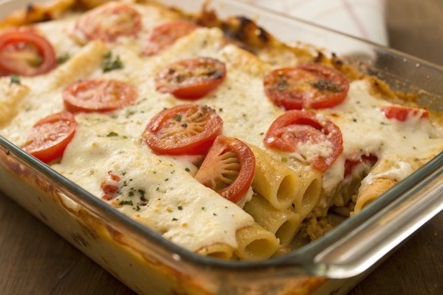 Zapiekanka z serem feta