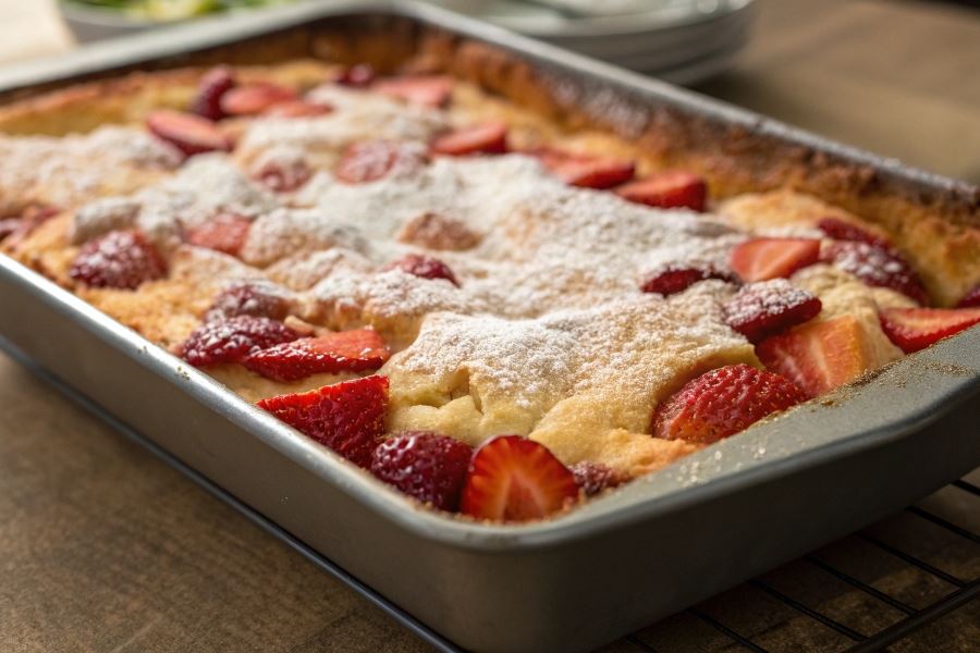 Zapiekanka z truskawek