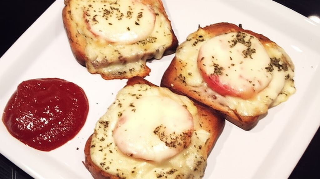 Ziołowe grzanki z serem