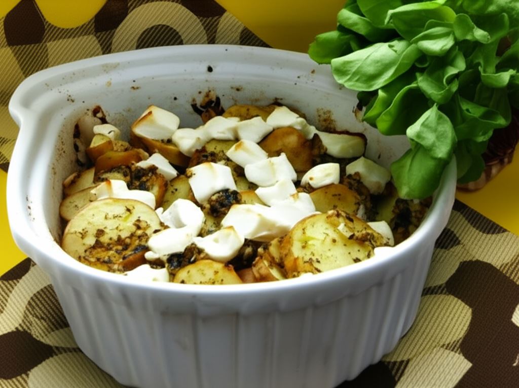 Ziołowe ziemniaki z fetą na styl grecki