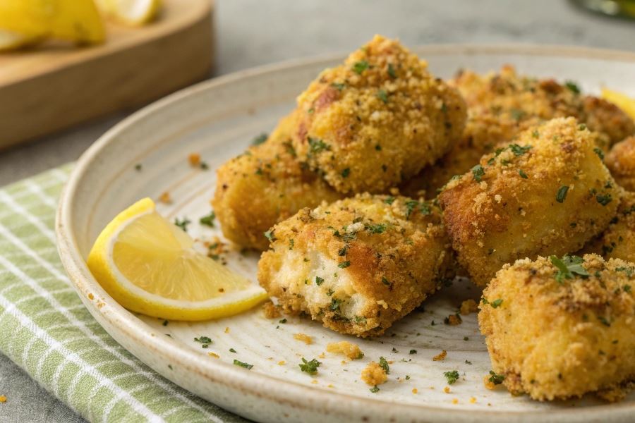 Złociste kąski z kurczaka