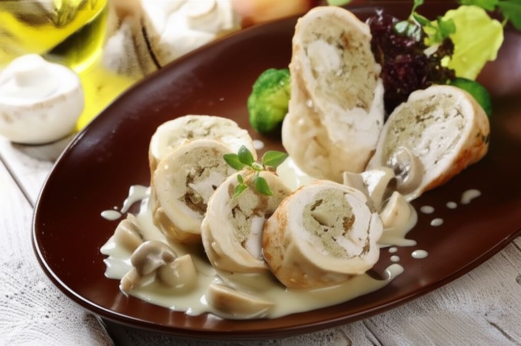 Zrazy z indyka z kaszą jaglaną