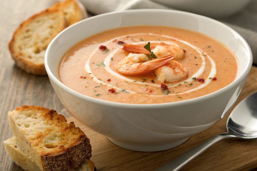 Zupa-krem z krewetek