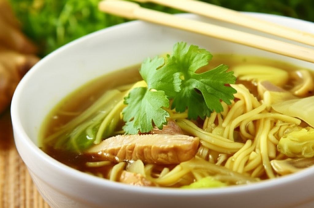Zupa pak choi