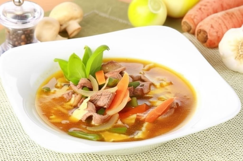 Zupa z wołowiną