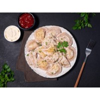 Pierogi z ziemniakami, serem i cebulką na mące pełnoziarnistej 1kg