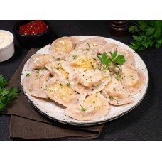 Pierogi z indykiem na mące pełnoziarnistej 500g