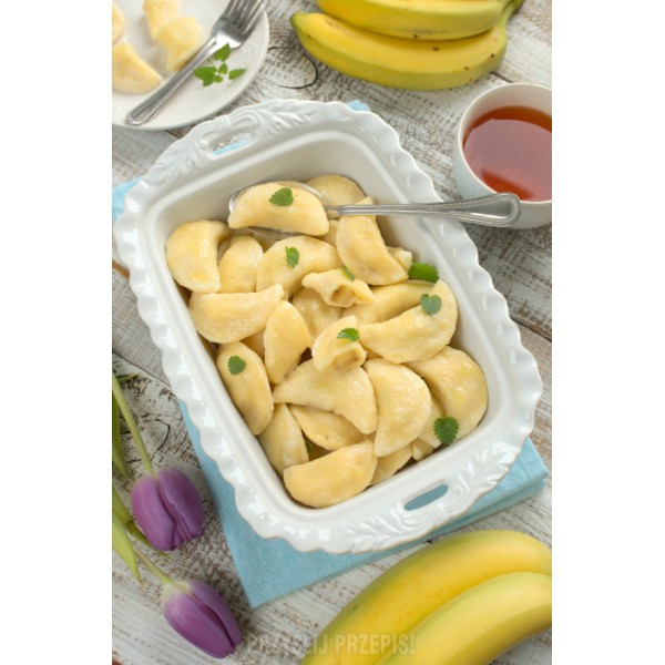 Pierożki z twarogiem i bananem 1kg