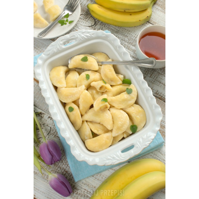 Pierożki z twarogiem i bananem 1kg